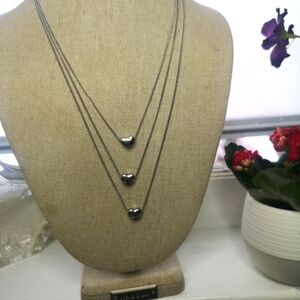 Triple Strand Fashion Necklace